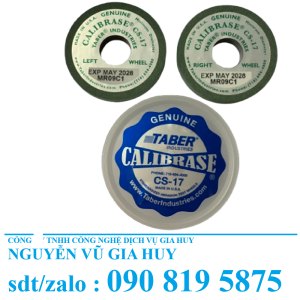 Đá mài Taber CS-17 chính hãng USA - Bộ 2 viên tròn | Báo giá 2024