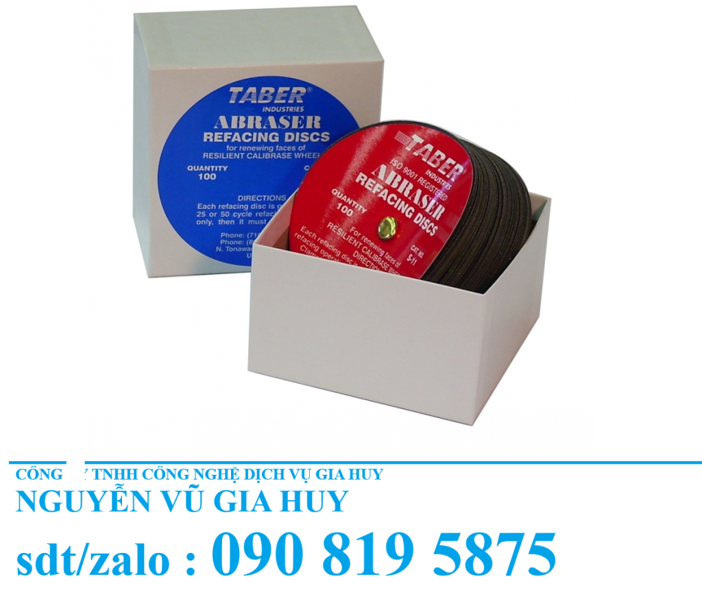 Giấy nhám mài mòn Taber S-11 | Chuẩn hóa kết quả thử mài mòn