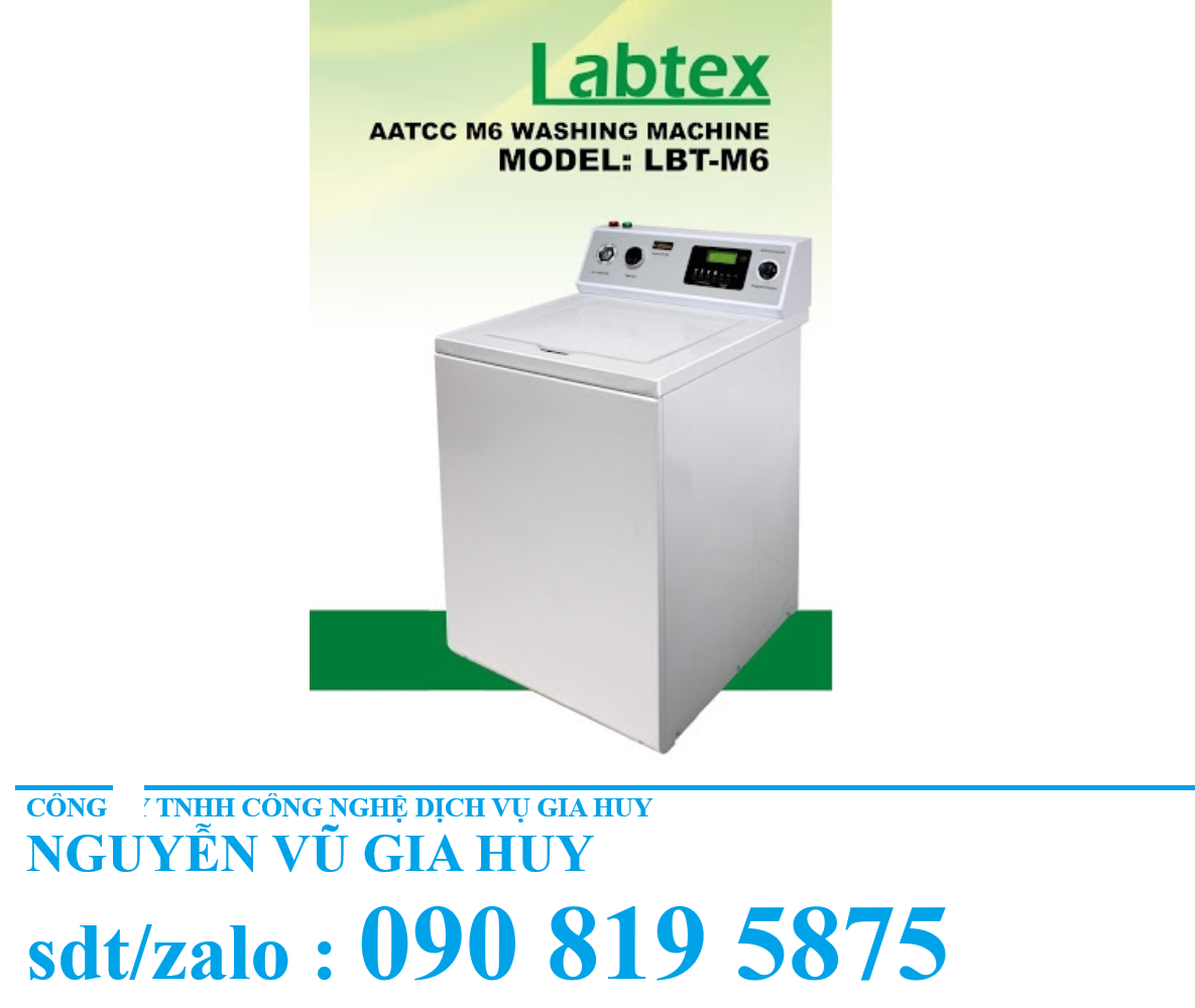 Máy giặt LBT-M6 chuẩn AATCC và ISO cho phòng thí nghiệm may mặc: Giải pháp kiểm định chất lượng toàn diện