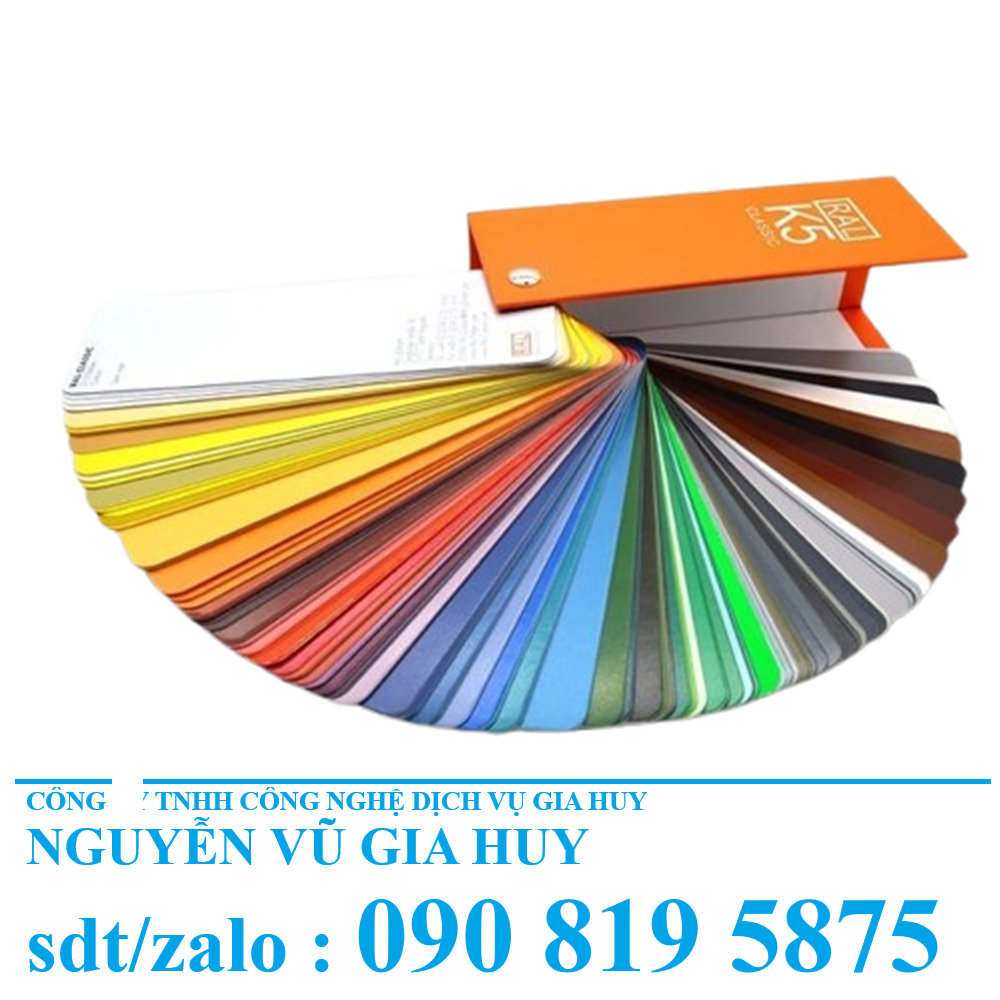 Quạt Màu RAL K5: Công Cụ Chuẩn Hóa Màu Sắc Hàng Đầu Cho Ngành Sơn