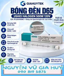 Bóng halogen Ushio FDF 500W 120V dùng trong cấu hình SpectraLight QC phù hợp